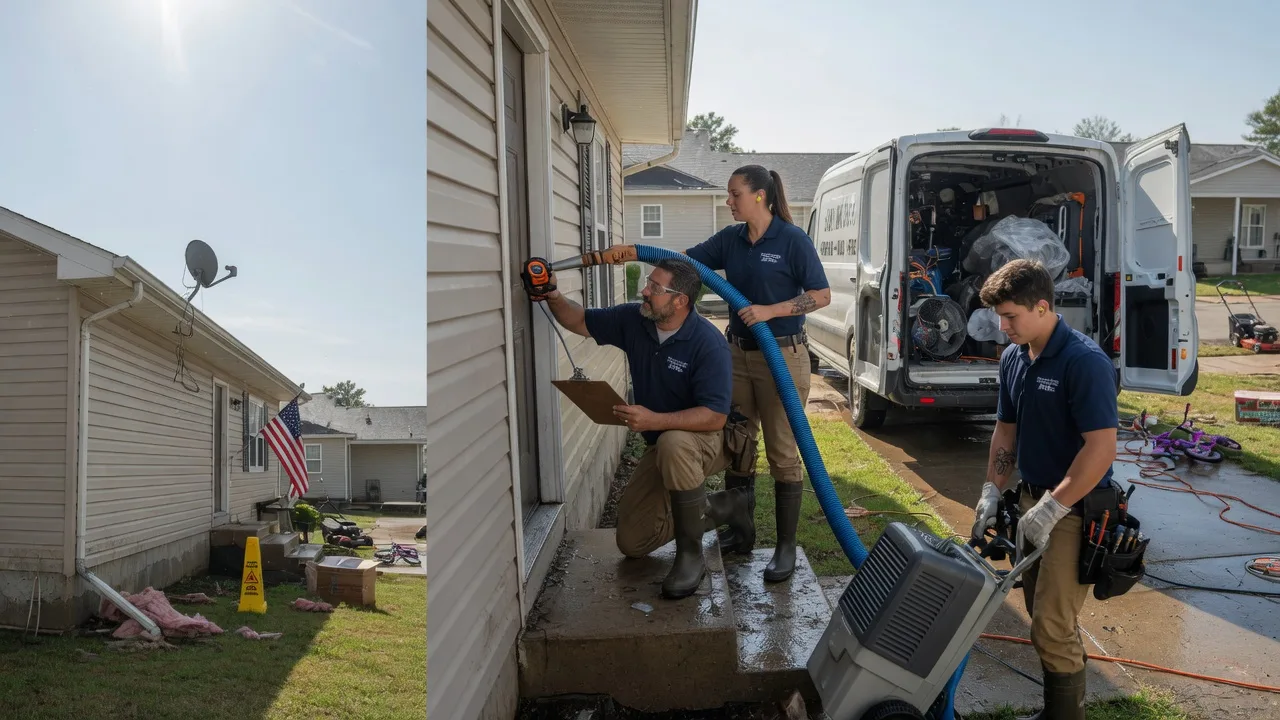 Ceiling Water Damage Restoration in Wren, OH near me